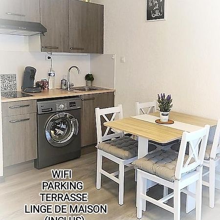 Charmant Studio Climatise 24 M2 Terrasse A 100M De La Plage 滨海圣芒德里耶 外观 照片