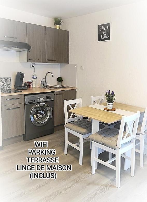 Charmant Studio Climatise 24 M2 Terrasse A 100M De La Plage 滨海圣芒德里耶 外观 照片